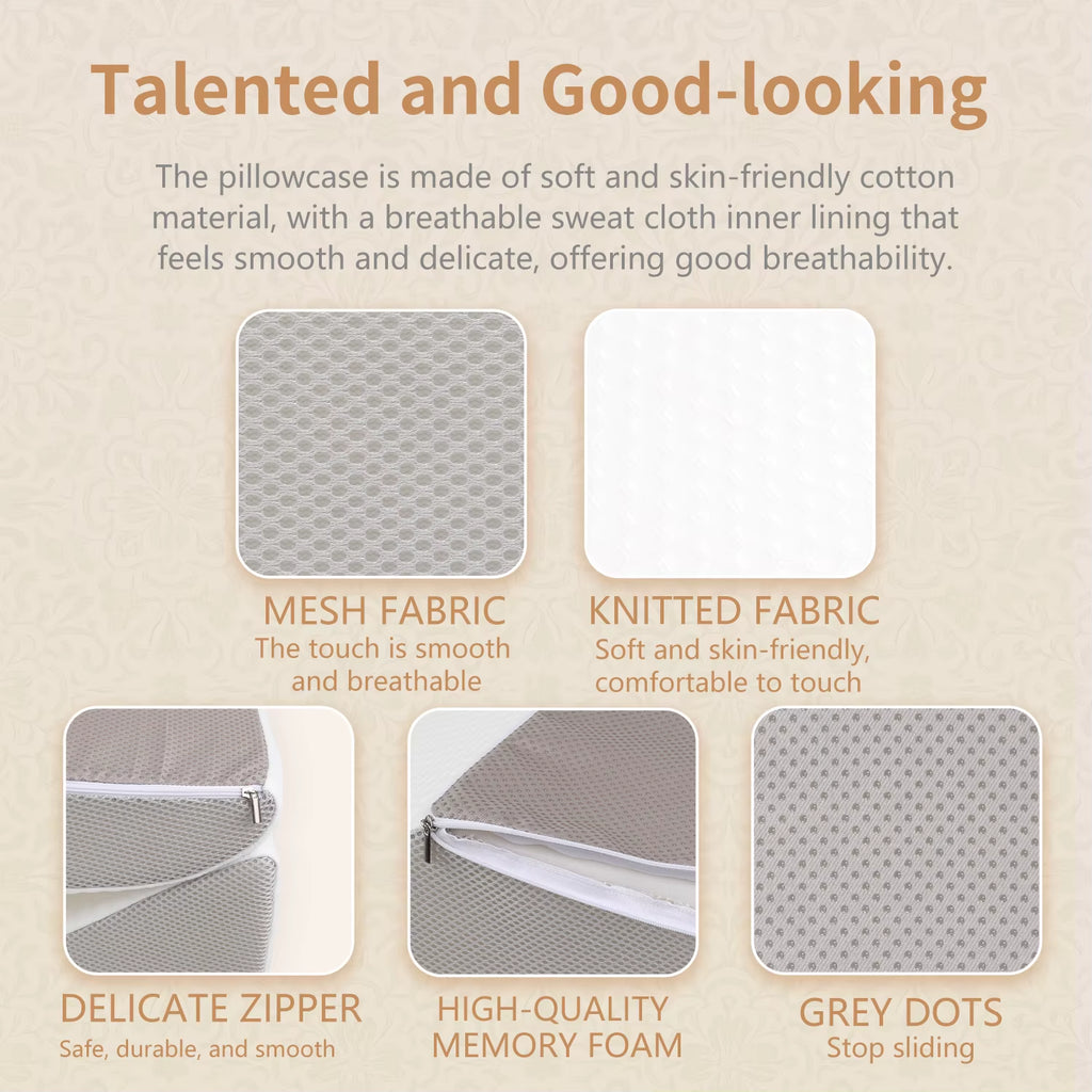 Newly Launched Back Pain Relief Memory Foam Back Pillow Sitting up in Bed Wedge Pillow for Relaxing